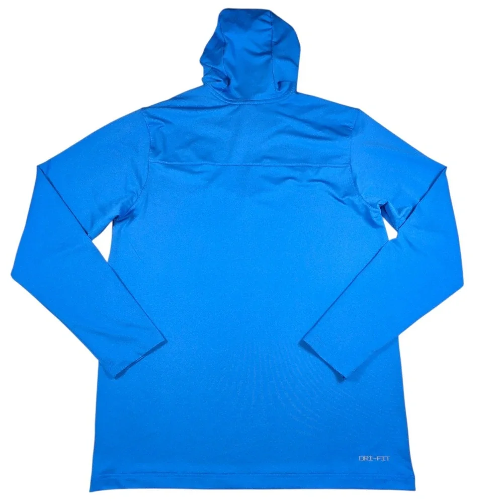 Nike UCLA Bruins NCAA On Field Dri-Fit Blue Performance Hoodie Sweatshirt Mens M